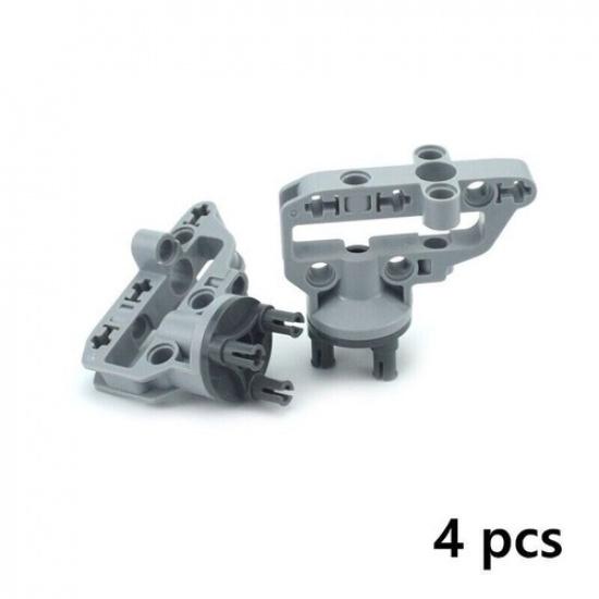 Technic 4pcs Suspension Steering Hub Axle for Lego Kit Building Blocks Sets DIY