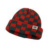 Keep warm in spring and autumn, big head circumference shows small face, knitted wool stacks hat woman