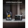 Portable Power Station 1024Wh 2000W Solar Generator LiFePO4 Battery Fast Charging for Camping UPS Emergency