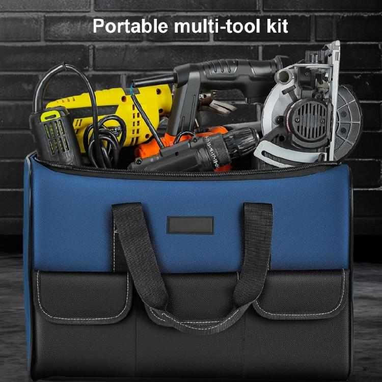 Multipurpose Electrician Tool Bag With Superior Capacity Splashproof Pockets For Efficient Storage Home Repair Tools