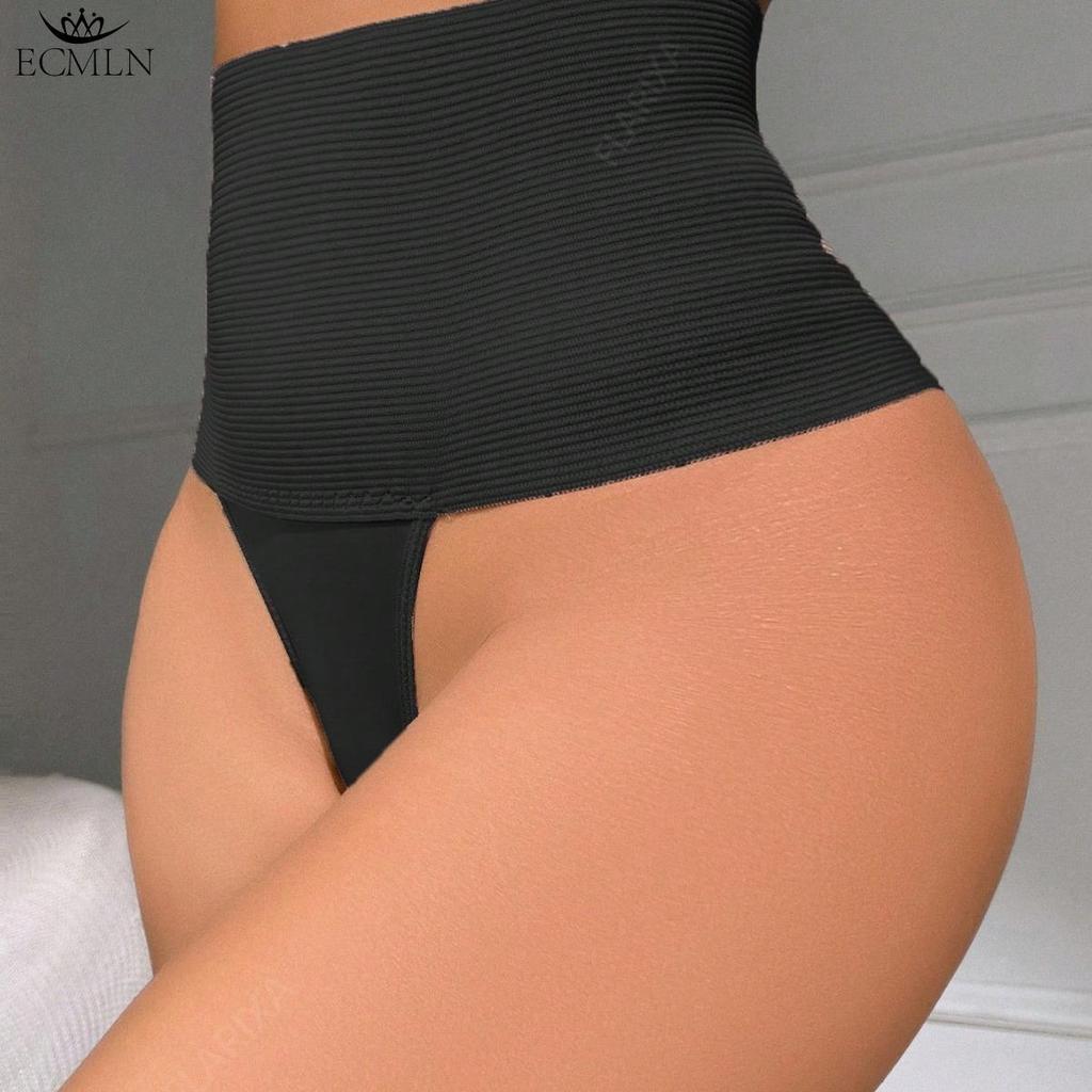 Tummy Control Thong Shapewear pentru femei cu talie înaltă Lenjerie de corp fără sudură Body Shaper Chiloți Brâu