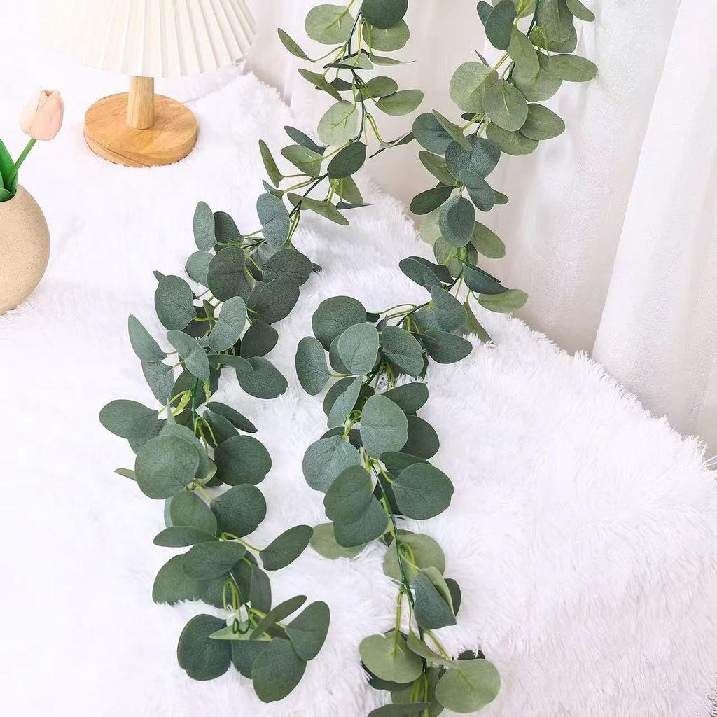 Eucalyptus Artificial Flowers & Vines for Wedding, Party, Table, Indoor & Outdoor Decor