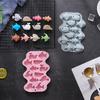12 Cavity 3D Marine Fish Silicone Chocolate Mold Mix Animal Candy Biscuit Jelly Ice Cube Making Cake Decoration Baking Tool Diy