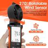 BT-5000D multifunctional anemometer, air volume and temperature measuring instrument with rotatable probe, dustproof, waterproof, rechargeable