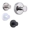 Stainless Steel Suction Cup Hook - No Drilling, Strong Load-bearing for Coats, Hats, Towels; Perfect for Bathroom, Kitchen, or Behind Door.