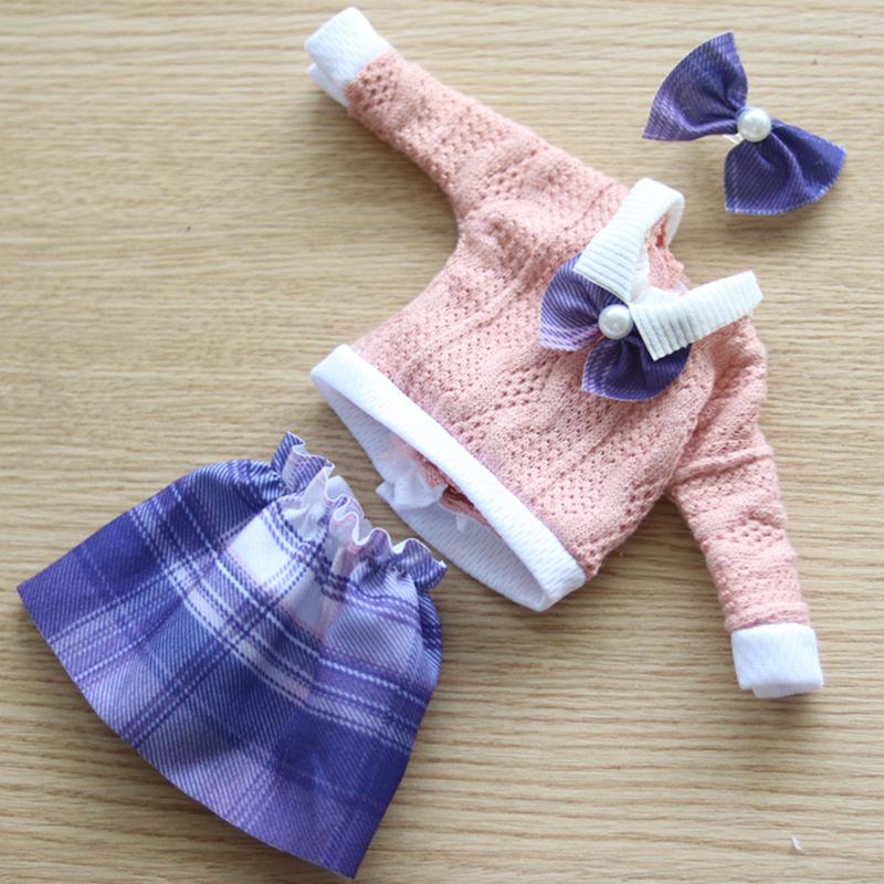 1/6 Bjd Doll's Clothes Acssories for 30cm Baby Doll Dress Up Toys
