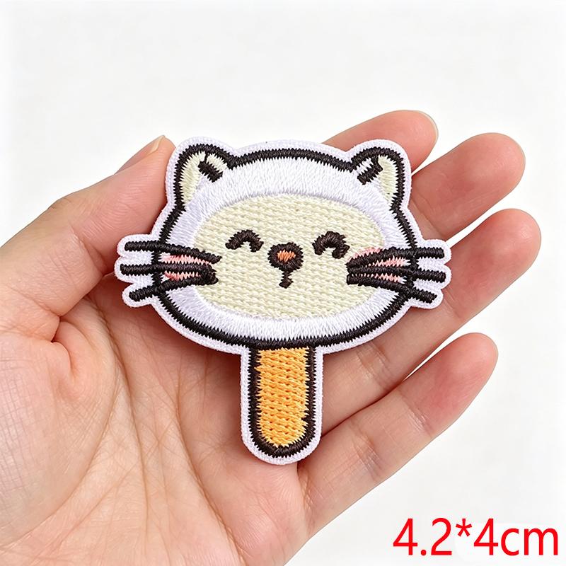 Cartoon Cute Small Animal Embroidered Iron On Patch DIY for Hats Jeans Backpack Clothing Sew Sticker Decoration Cap