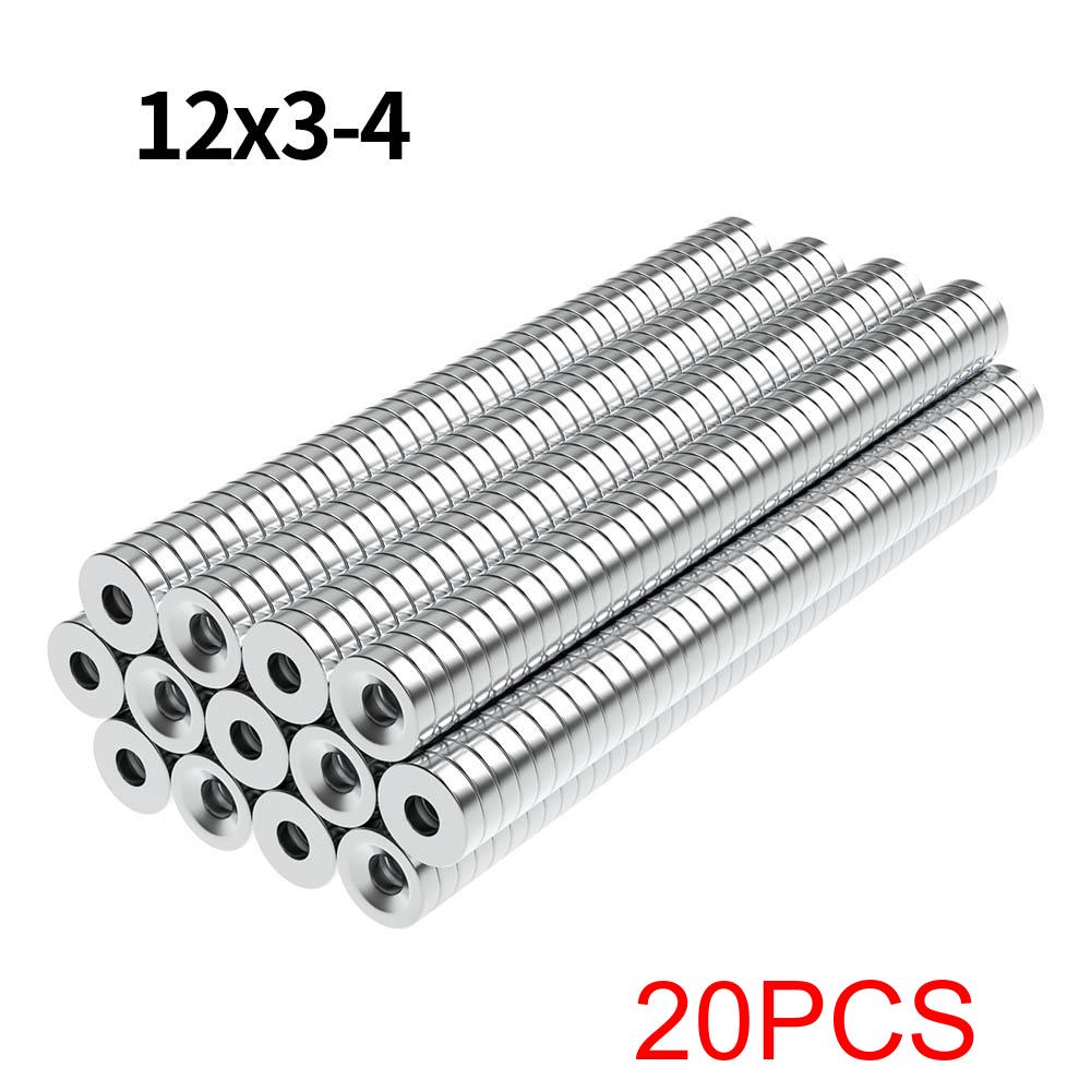 N35 Super Strong Neodymium Magnet NdfeB Permanent Magnetic Imanes Round With Holes Powerful Magnets Refrigerator Magnet