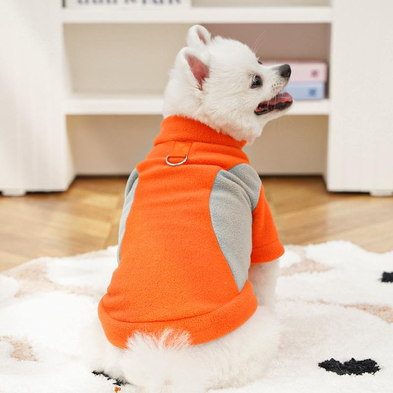 Fleece Lined Thermal Pet Clothing for Dogs and Cats Small Breeds Corgi Autumn Winter Cold Weather Warm Comfortable Active Wear