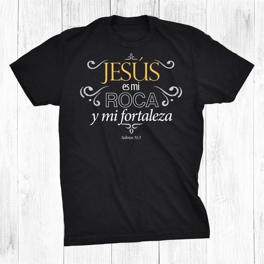 

HOT SALE! Jesus Es Mi Roca Y Mi Fortaleza Salmos Retro Vintage , S-5XL Unisex T-Shirt M
