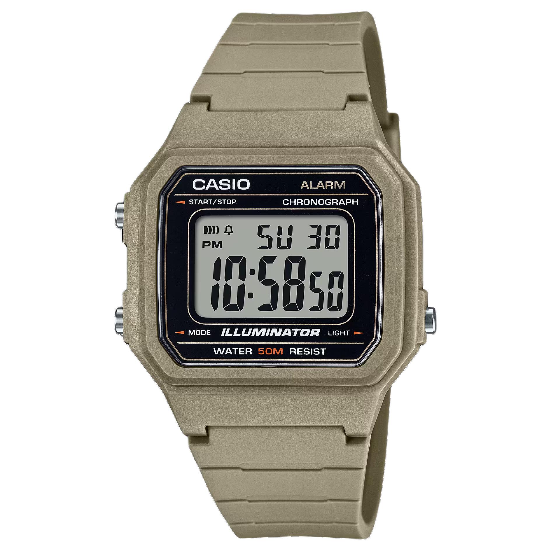 CASIO Unisex DIGITAL Series Gray Watch W-217H-5AVDF W-217H-5AVDF Gray Dial
