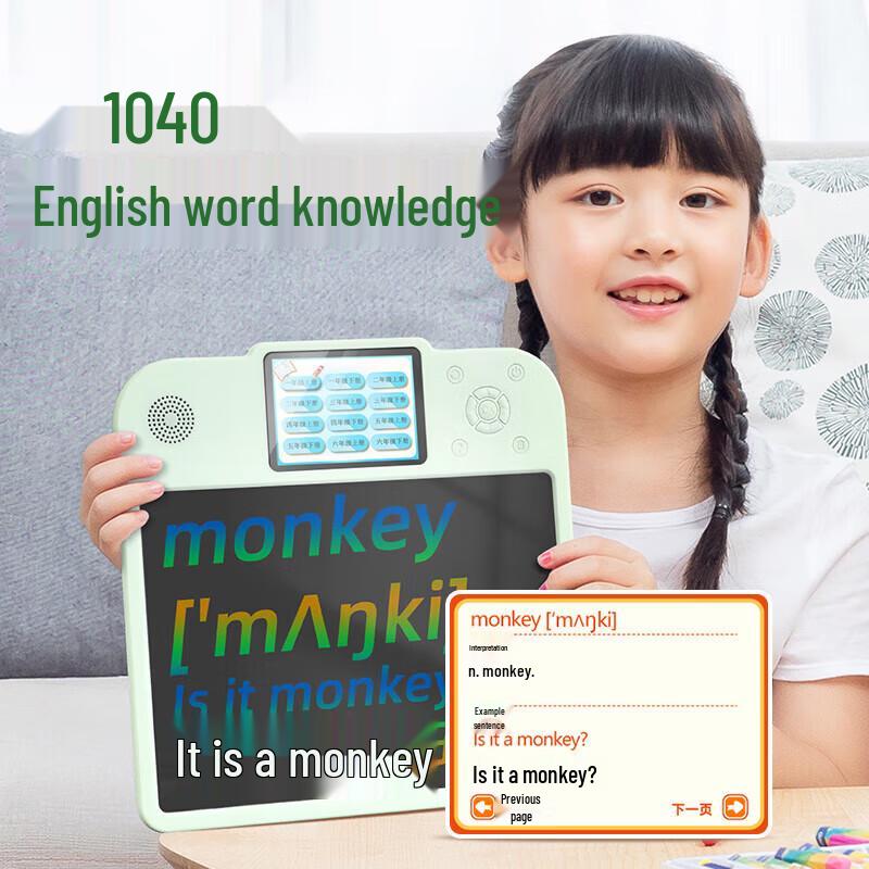 Newman A3 Dual-Screen Kids Learning Tablet with Drawing Board