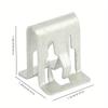 Metal Retainer Clip - Dashboard Fixing Buckle for DVD/CD Panel, Universal Car Interior Trim Fastener w/Tool-Free Install (10PCS)