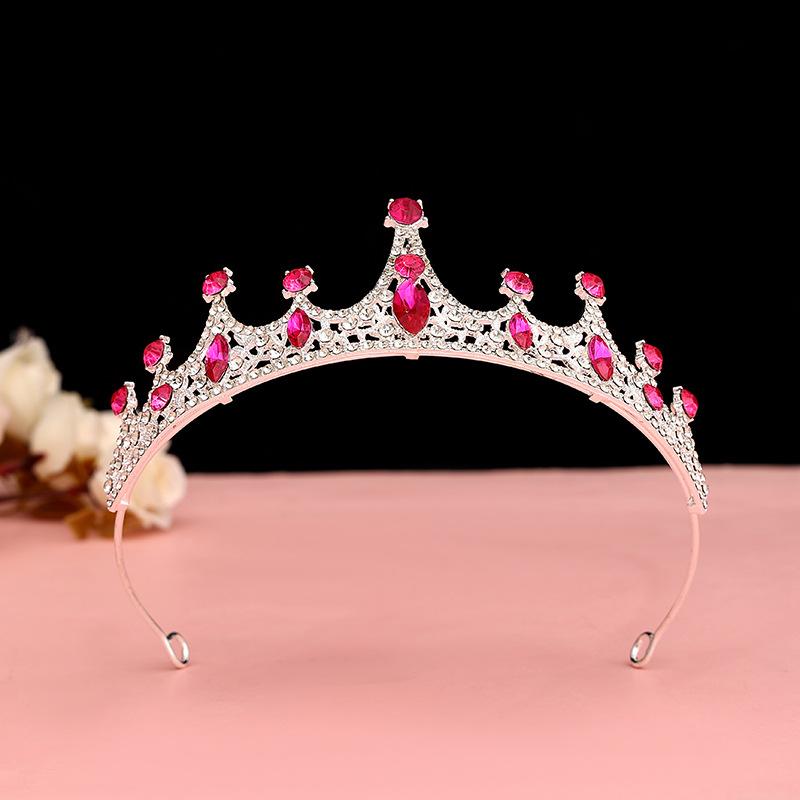 Black Baroque Crown Tiara Bride Eighteen Female Bar Mitzvah Birthday Princess Crown