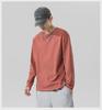 Men's Multicolor Long Sleeve Cotton T-shirt, Couple Outfit, Solid Color, Youth Style