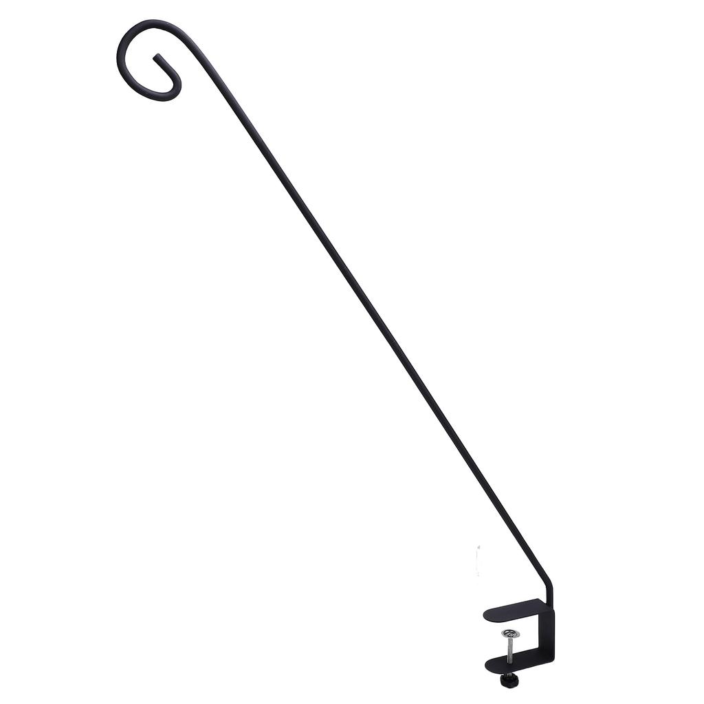 Vogelfutterspender Deckenhaken 32 Zoll Geländerhalterung Verstellbare Pflanzenhakenhalterung für Außenlaternen Windspiele