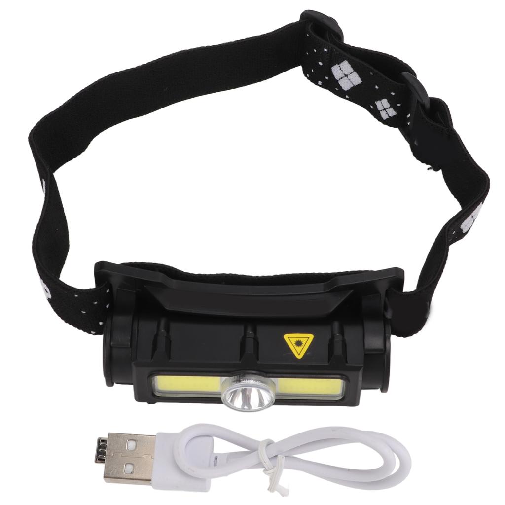 Portable Strong Fishing Headlight 1200mAh Battery Capacity Outdoor Headlamp for Running