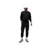 Jordan Solid Print Pattern Crew Neck Long Sleeve Sweatshirt Men Tops Black FQ1865-010