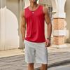 Men’s Lightweight Sleeveless Quick Dry Athletic Tank Top Breathable Loose Fit Vest for Outdoor Fitness Workout Running Gym