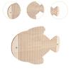 Rabbit Scratching Board Grinding Claw Pad Rabbit Toys Wooden Mat Playing Scratching Pad for Small Animals Supplies Hamster