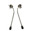 Metal Tom Drum Legs and Curved Rod Supports for Rack Drums