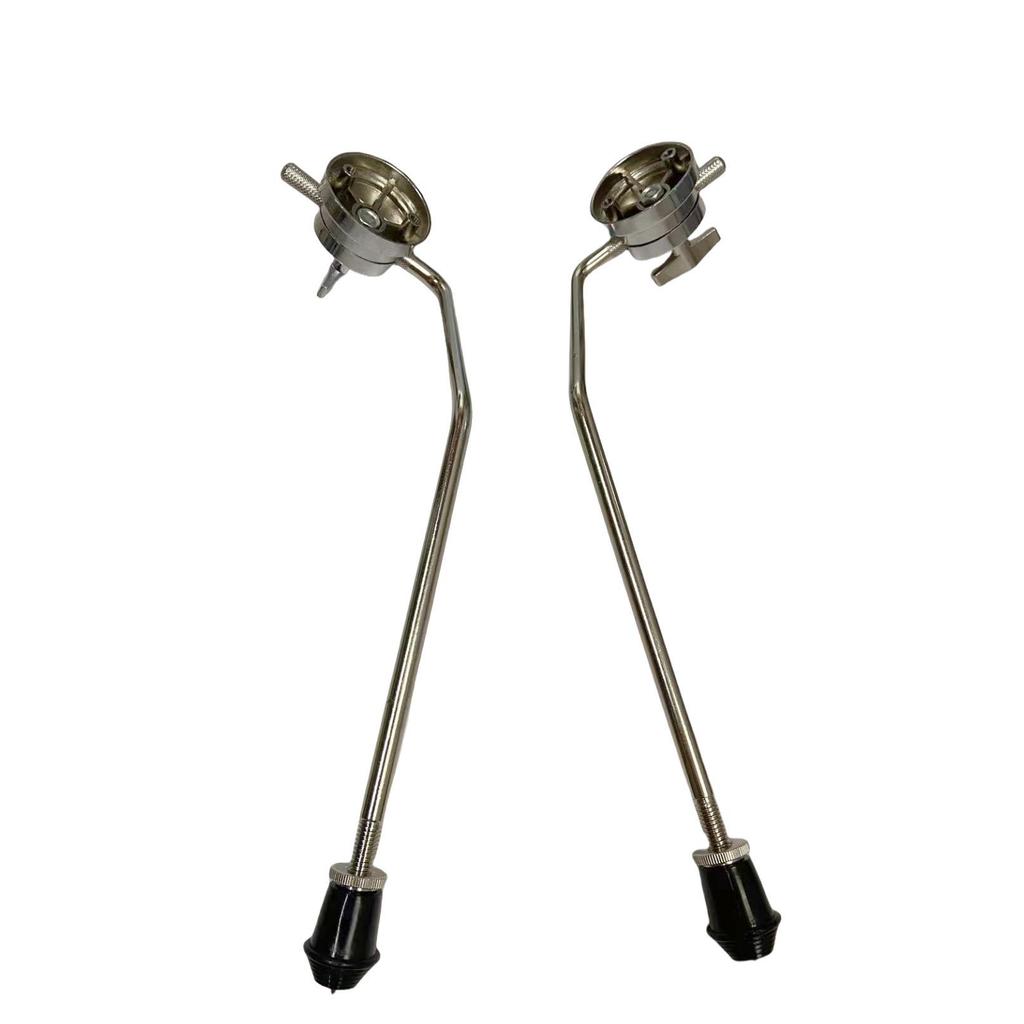 Metal Tom Drum Legs and Curved Rod Supports for Rack Drums