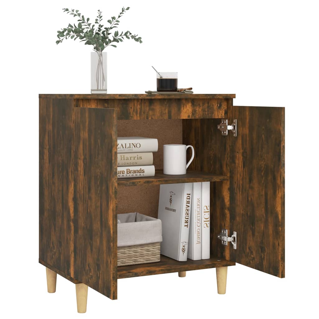 Sideboard Smoked Oak 60x35x70 cm Particleboard