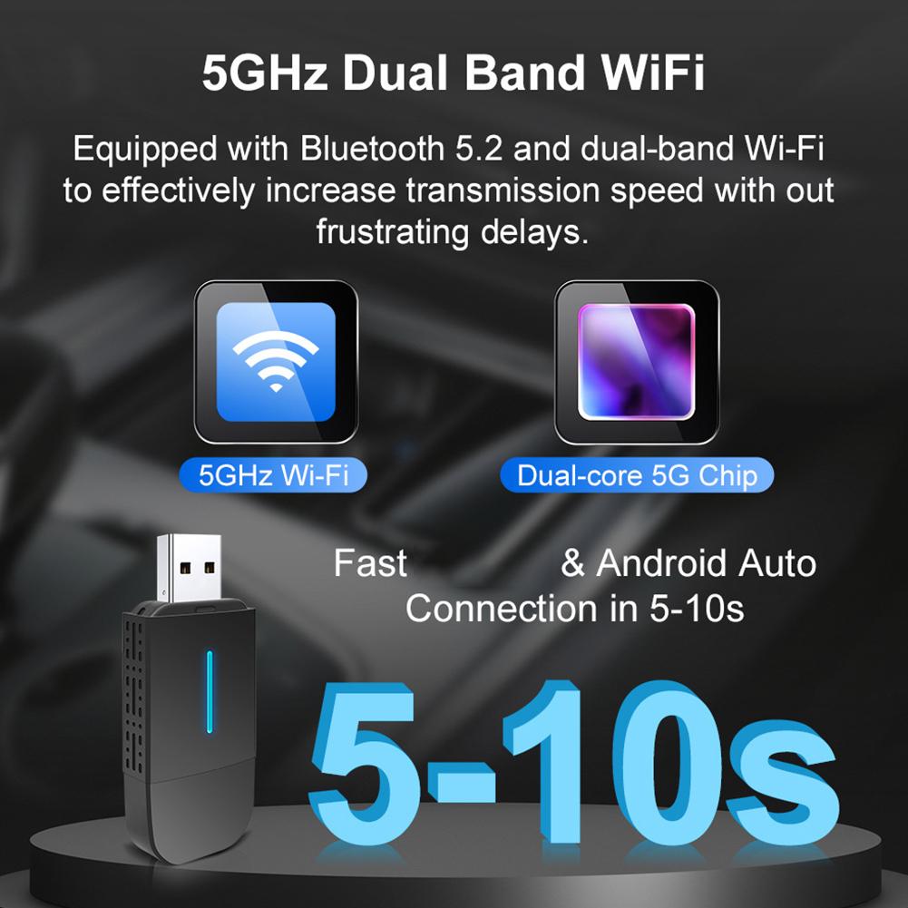 2in1 Android Auto Wireless Adapter Car Interconnection Box Car Adapter Wireless Box Plug And Play