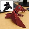 Flexible Joints Articulated Parrots Fidgety Toy Desktop Decors 3D Printed Parrots,Realistic Parrots Statue Home Decors