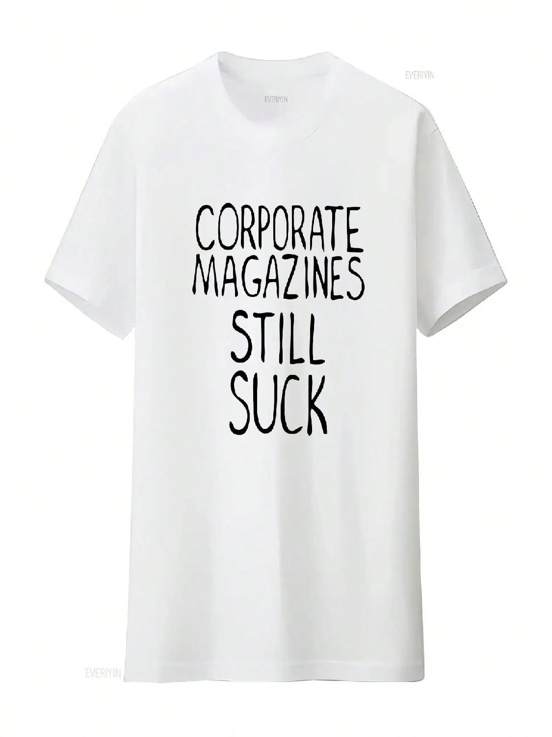Corporate Magazines Still Suck 90s Grunge Is Dead Music Rock T Shirt Vintage Washed Fashion Designer Clothes Breathable Graphic S разноцветный
