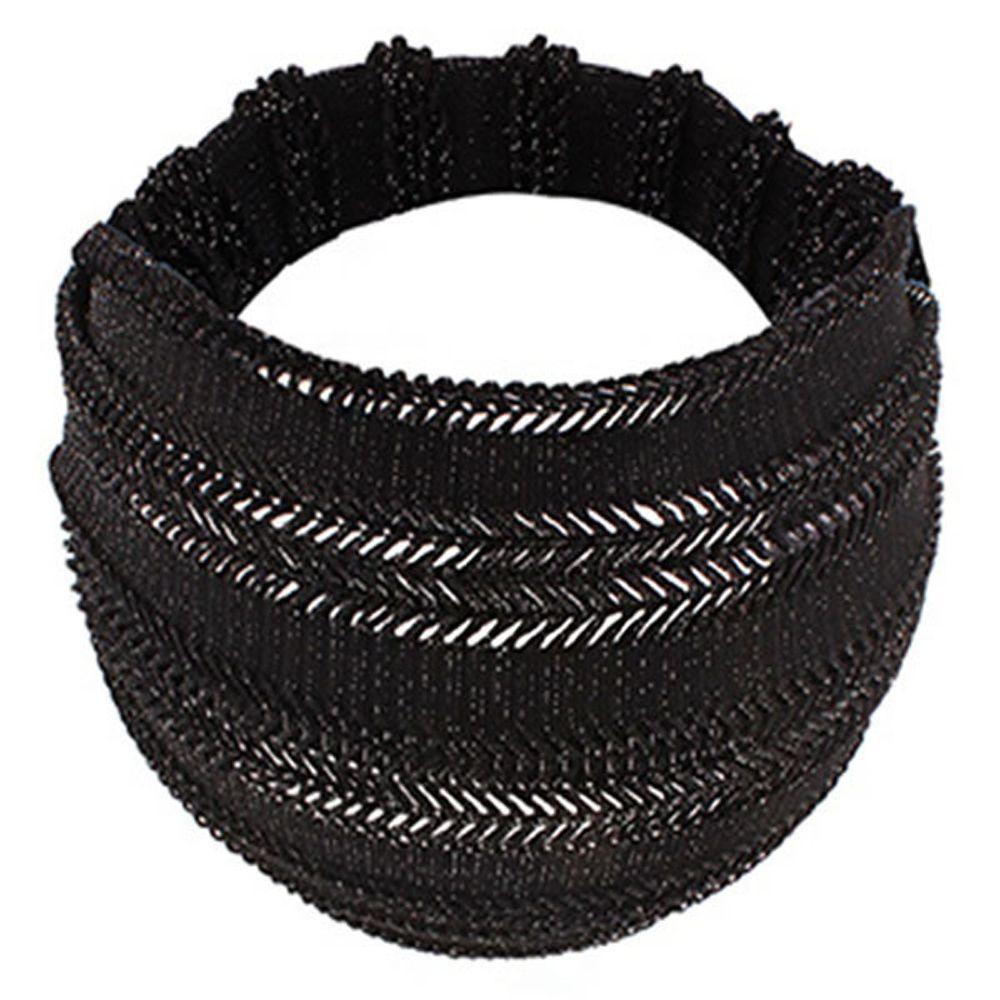 Solid Color Mesh Headwear Headdress Wide Edge Headband Female Hair Hoop Korean Style Hair Band