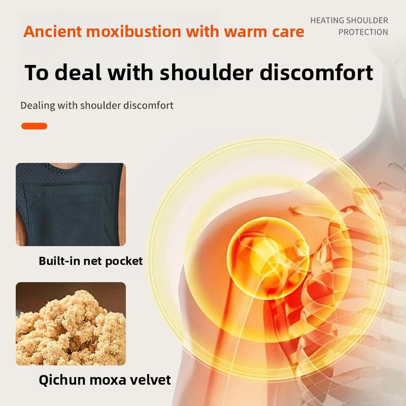 Heating Shoulder Pads USB Electric Heating Single Shoulder Hot Compress Electric Heating Shawl Three-speed Temperature Control Warm Health Care Gear