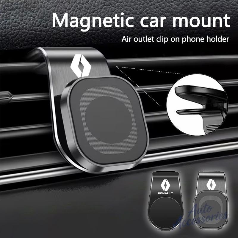 Magnetic Car Phone Holder Air Vent Mount GPS Support Bracket For Renault Megane 2 3 4 Twingo Clio Talisman Captur Kwid Scenic GT S666