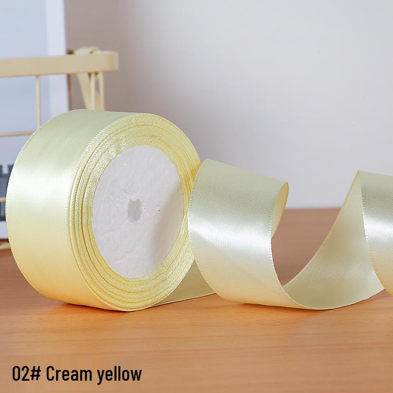 Cinta de Rosa de Seda Hecha a Mano de 4 cm para Envolver Regalos y Joyería DIY