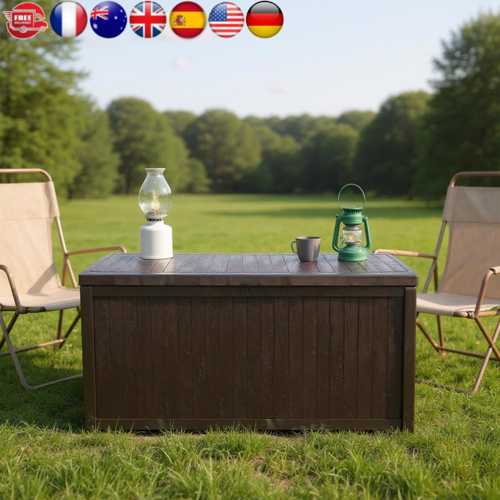 

Large Outdoor Storage Box UV-Resistant Organization and Storage Box Waterproof for Furniture Outdoor Cushions Garden Tools United States