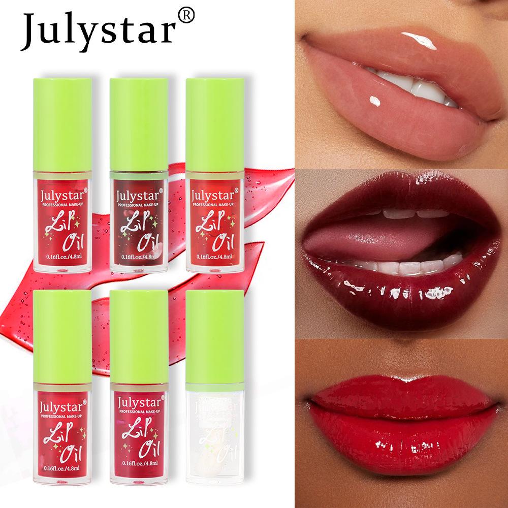 Long-lasting Moisturizing Transparent Hydrating Lip Oil Moisturizing Easy Color Toot Lips Fruity Mirror Lip Gloss