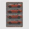 Mx-5 Evolutions Metal Plaque Poster Pub Cave Pub Vintage Plates Tin Sign Poster