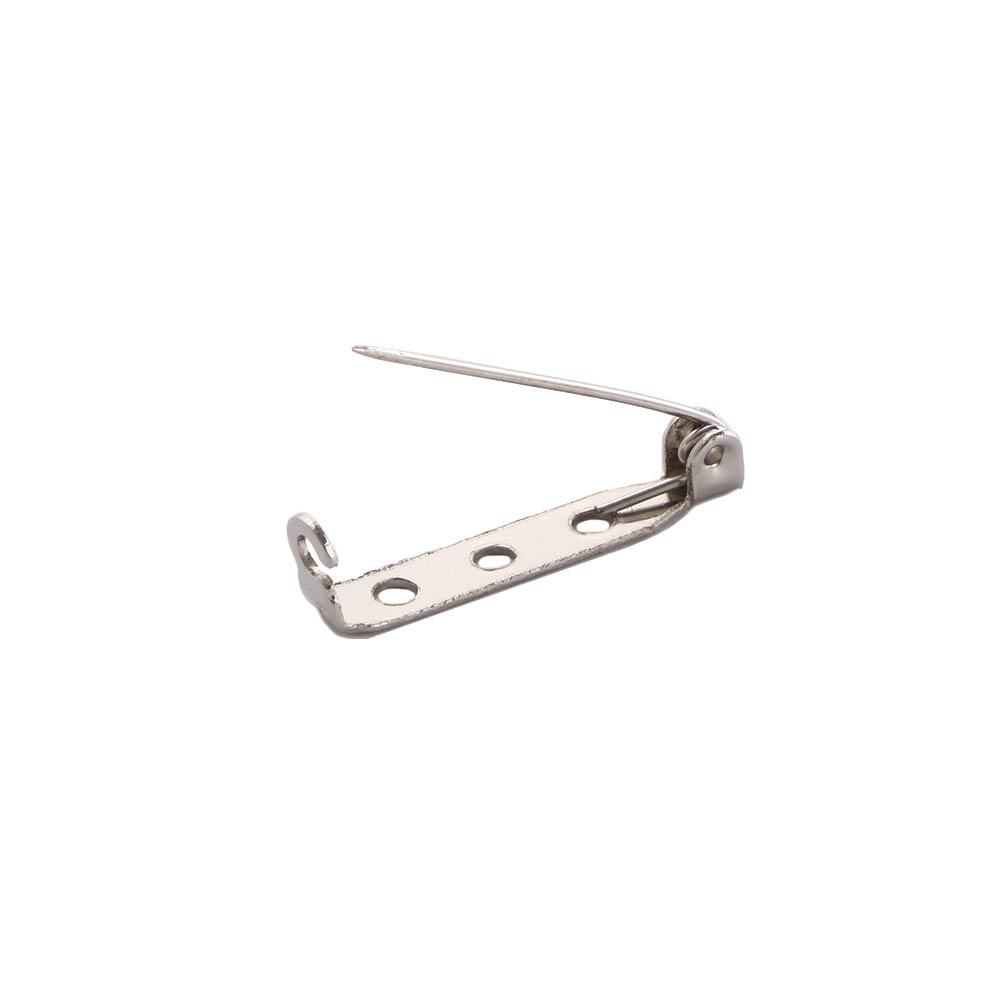 Plated Iron Badge Holder DIY Basic Brooch Brooch Pins Safe Lock Brooch