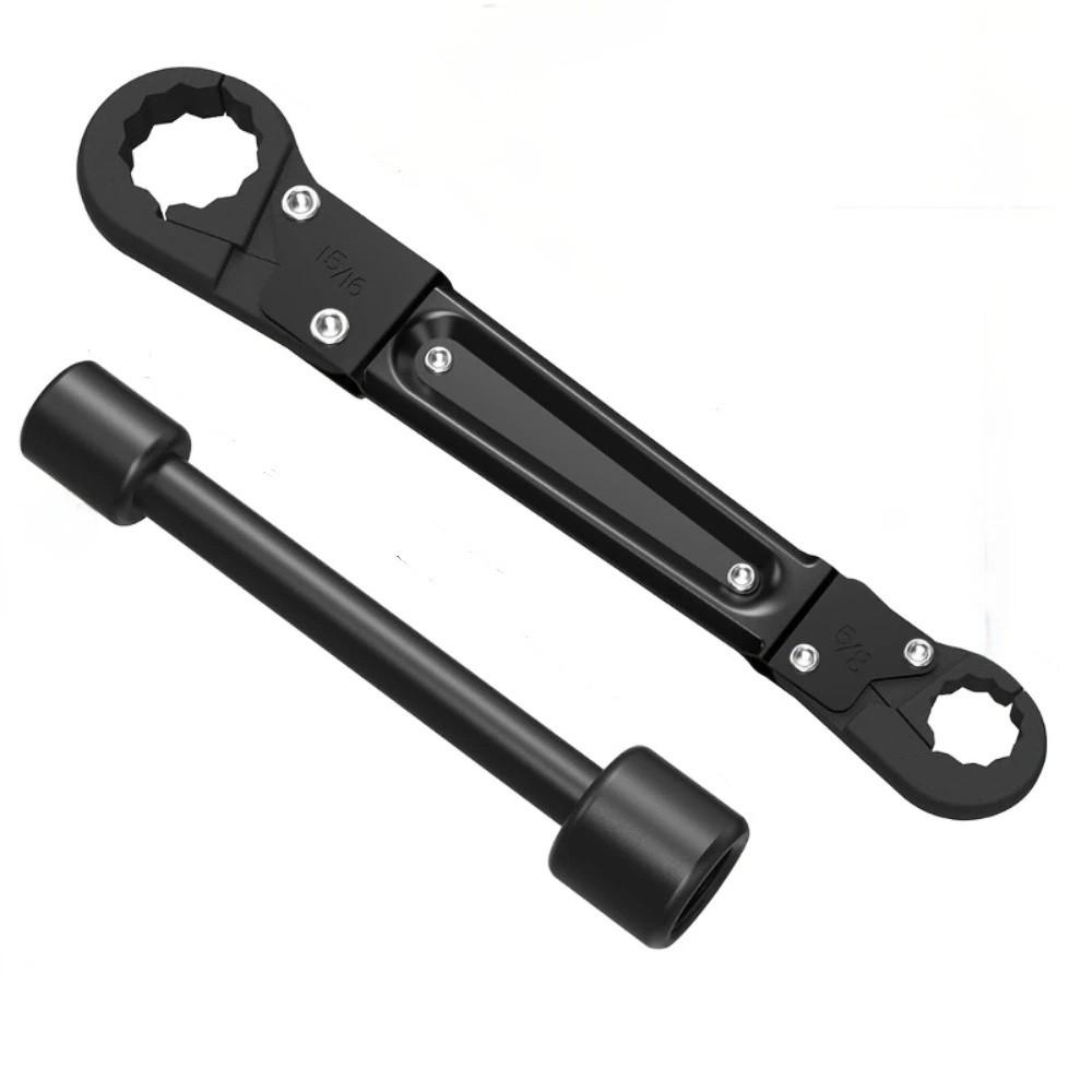 

Multi-functional Design Tire Auto Repair Wrench Water Pipe Repair Wrench Auto Repair чорний