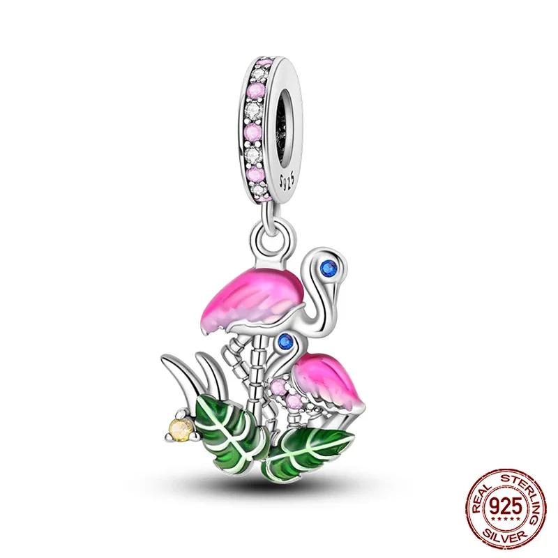 Copper Bird Bird Bird Dove Flower Charms Fit Original Bracelet Charms Necklace Charms For Jewelry Making