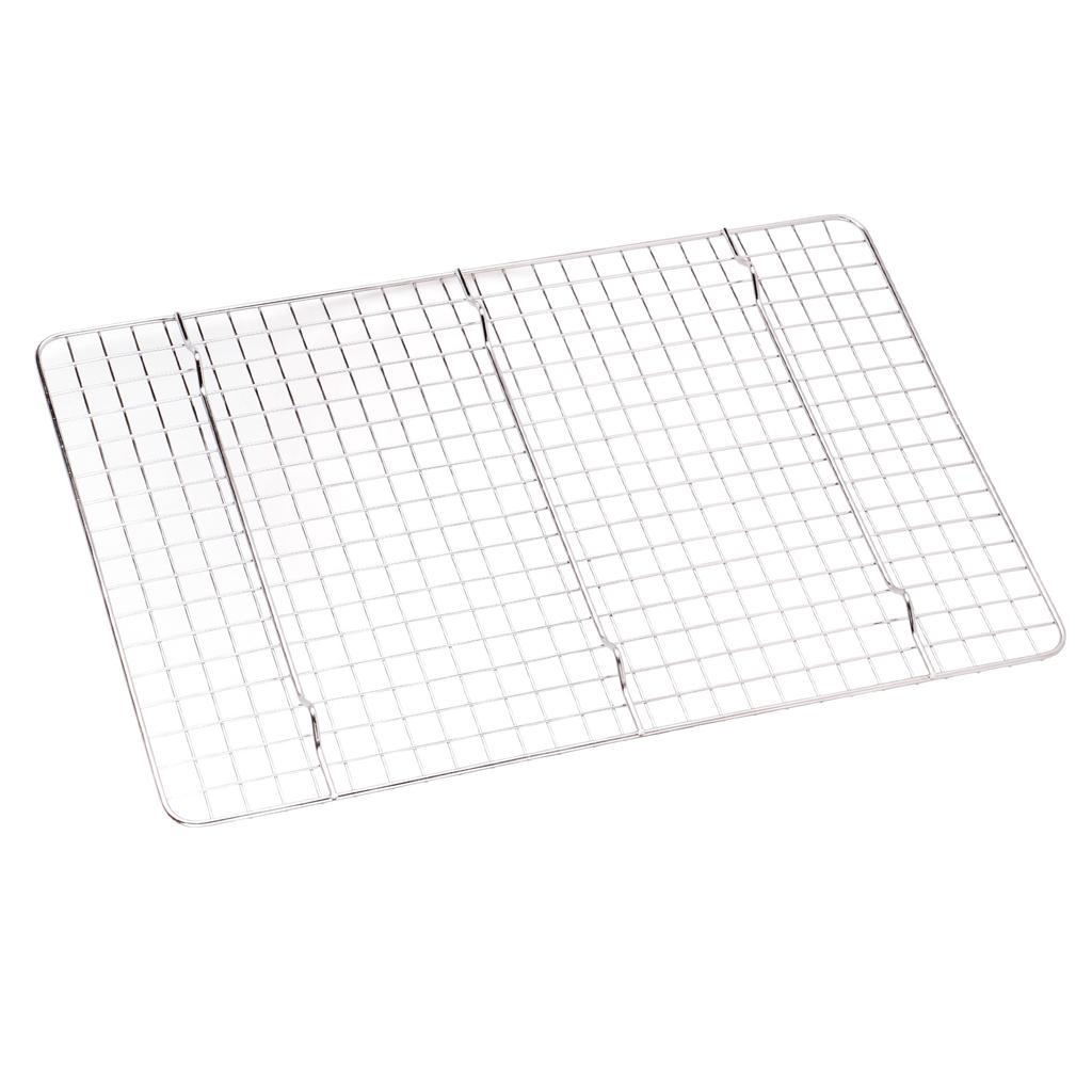 Checkered Cooling Rack 304 Stainless Steel Grid Deformation Resistance Baking Wire Rack for Home Bakery Bread Cake Cooky