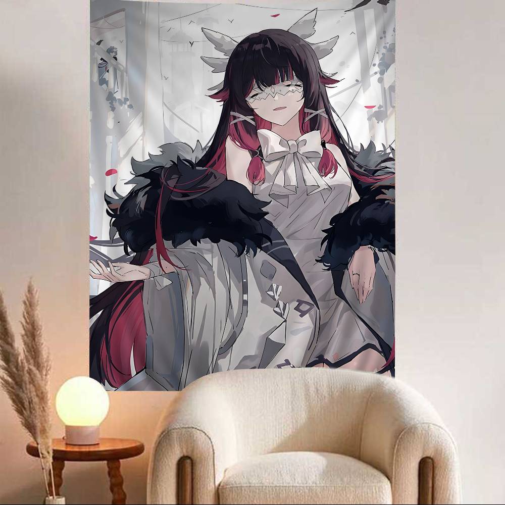 Genshin Impact Columbina Colorful Tapestry Wall Hanging Bohemian Wall Tapestries Mandala Wall Hanging Sheets
