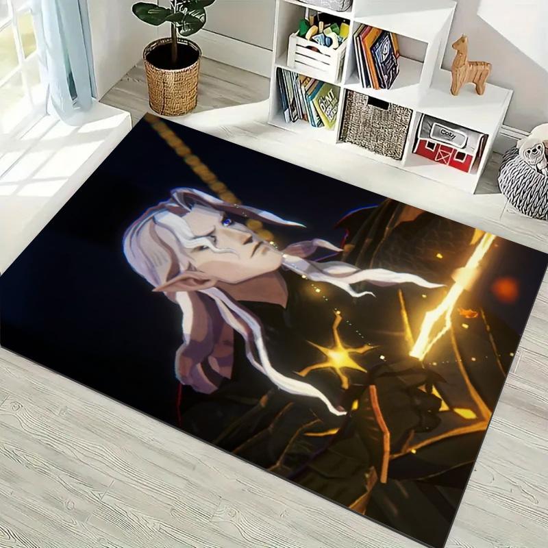AFK Journey Archer Girl Doormat, Fantasy Game Character Non-Slip Floor Mat for Bathroom