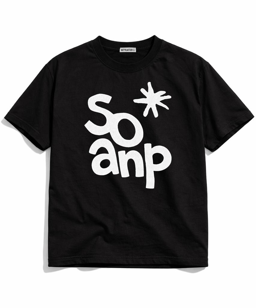 NP STUDIO Drawing Anp Oversized Short Sleeve T-Shirt [ 4 Colors ]