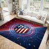 Design Atletico Madryt Kryształowy Aksamitny Dywan Przytulny Nie?Antypoślizgowy Dywan Wzorzysty Do Sypialni Salonu Przedpokoju