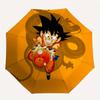 Ombrello Automatico Pieghevole Compatto Dragon Ball Z Goku, Tessuto Resistente per Viaggi Casual e Uso Esterno a0822072
