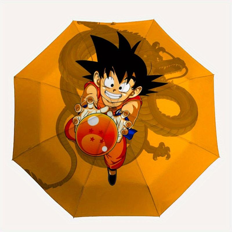 

Dragon Ball Z Goku Automatic Open Umbrella Compact Foldable Design, Durable Fabric for Casual Travel Companion for Outdoor a0822072