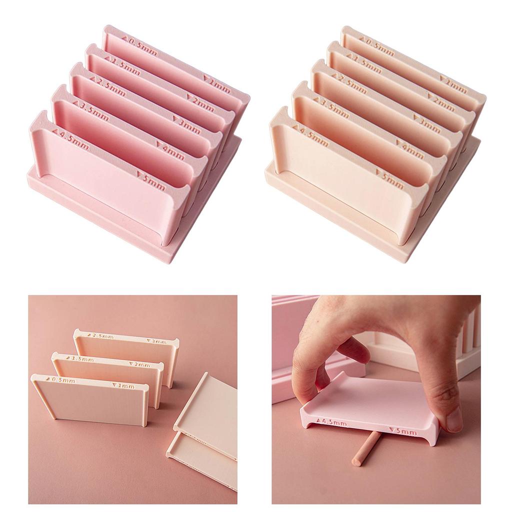 Polymerlera-strängpress för DIY-hantverk med måttmarkeringar