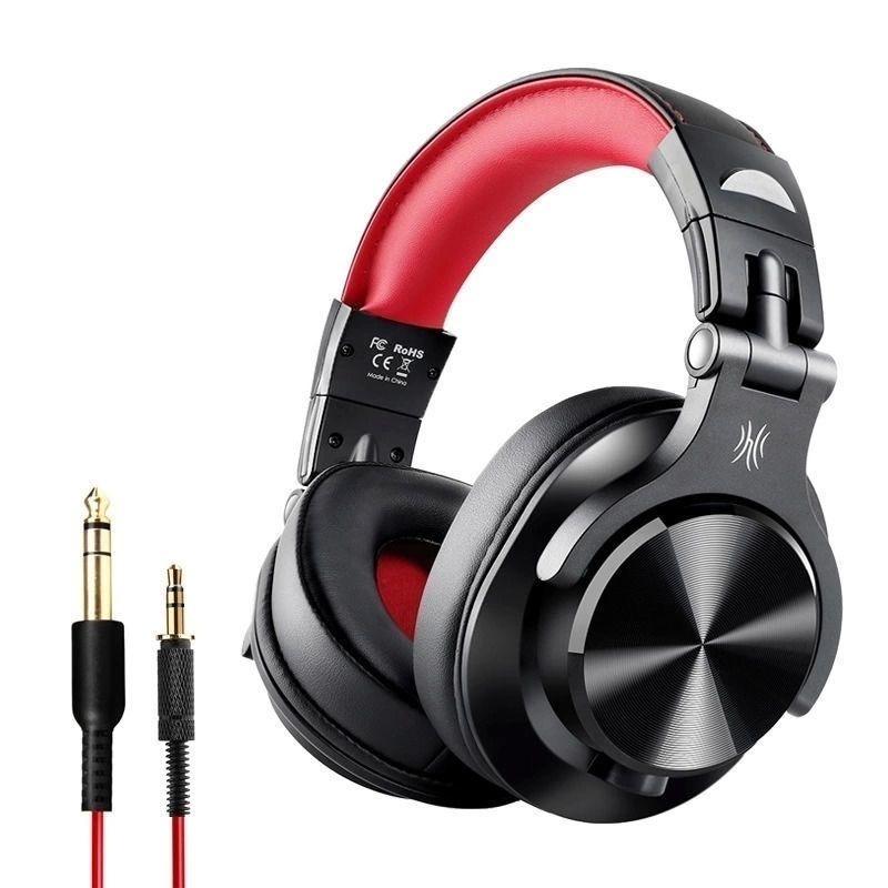 Oneodio Wired Professional Studio Pro 50 DJ Headphones With Microphone Over Ear HiFi Monitor Music Headset Earphone For Phone PC