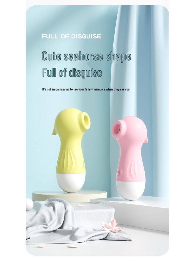 Women's Pleasure Sucking Vibrator - Adjustable Frequency Mini Electric Toy